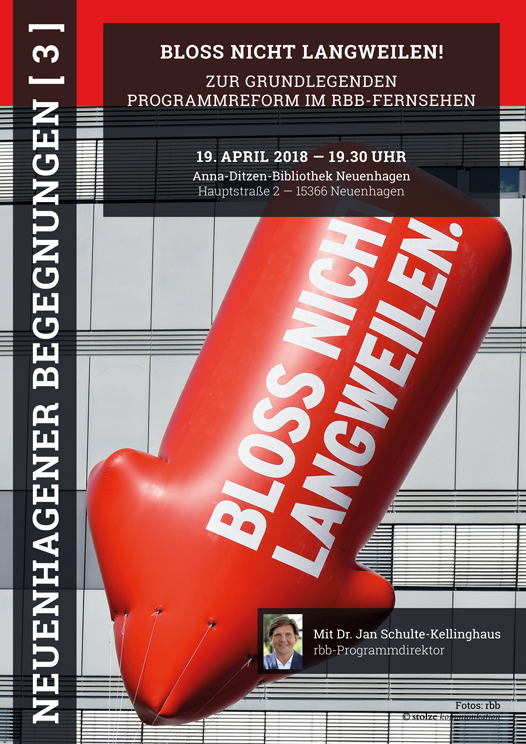 Plakat zur Veranstaltung »Neuenhagener Begegnungen [ 3 ]«