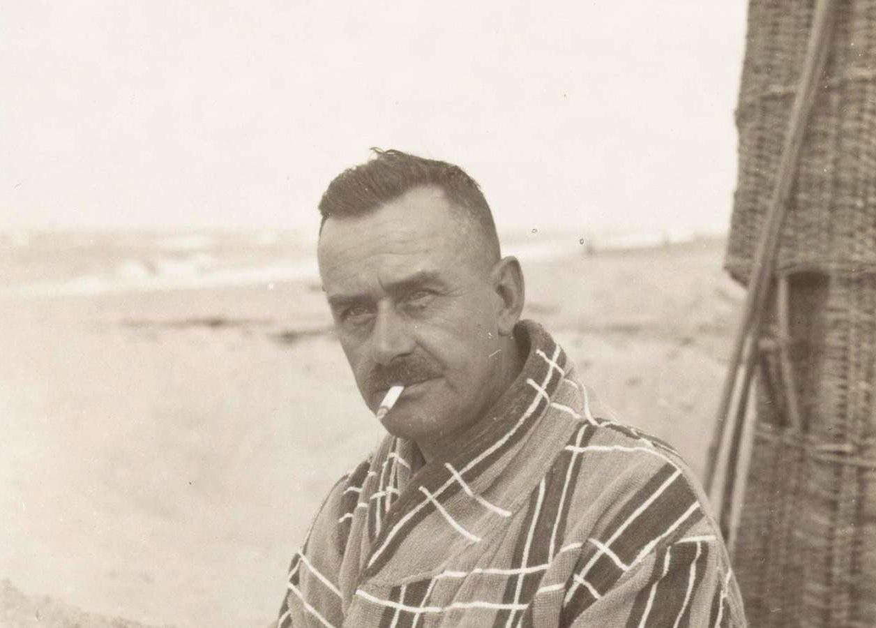 Thomas Mann auf Sylt wohl 1927 eth Bibliothek Zürich Thomas Mann Archiv
