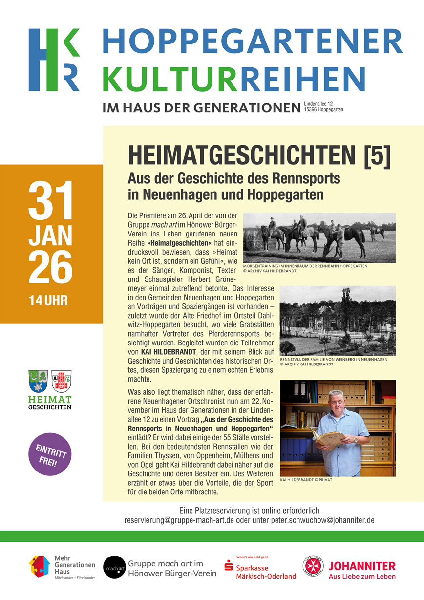 Plakat zur Veranstaltung Heimatgeschichten [ 5 ]