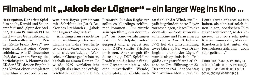 Märkischer Sonntag 14.06.2025