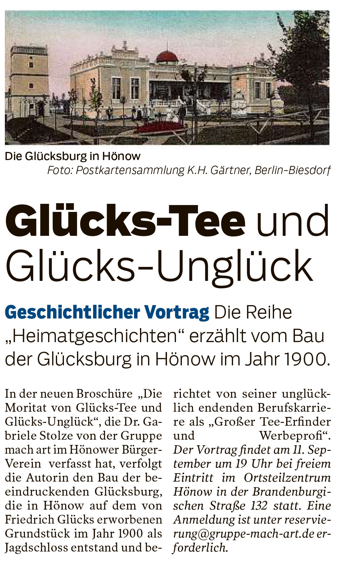 Märkischer Sonntag 06.09.2025