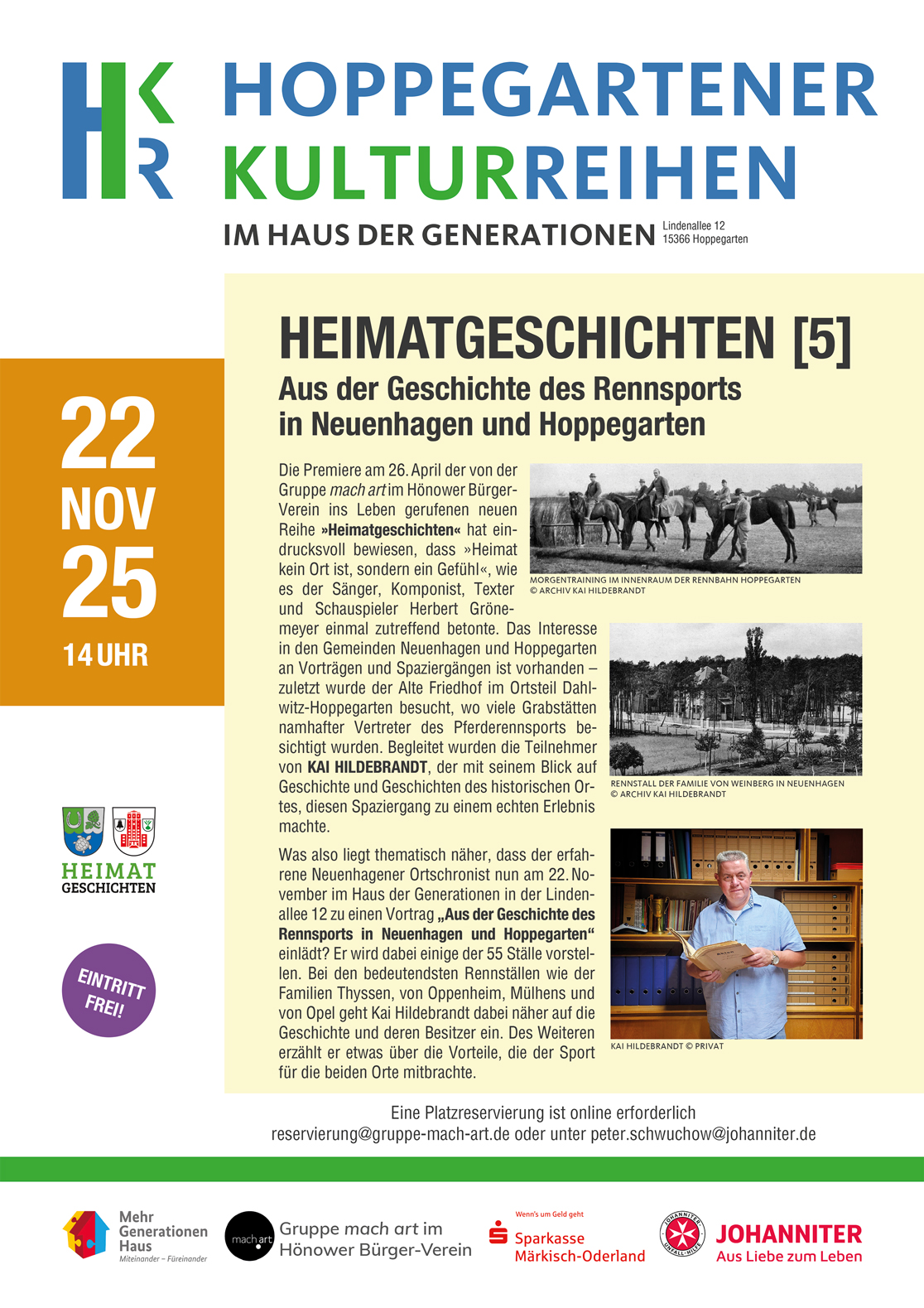 Plakat zur Veranstaltung Heimatgeschichten [ 5 ]