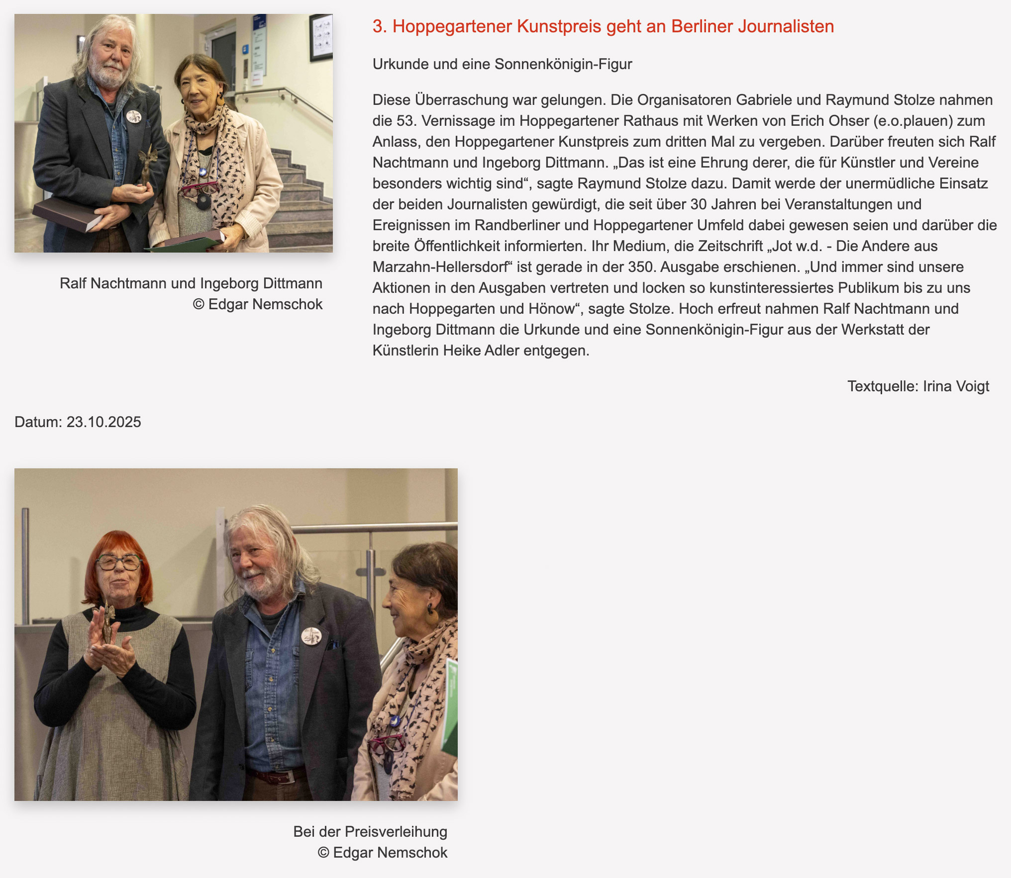 MOL-Nachrichten.de 23.10.2025