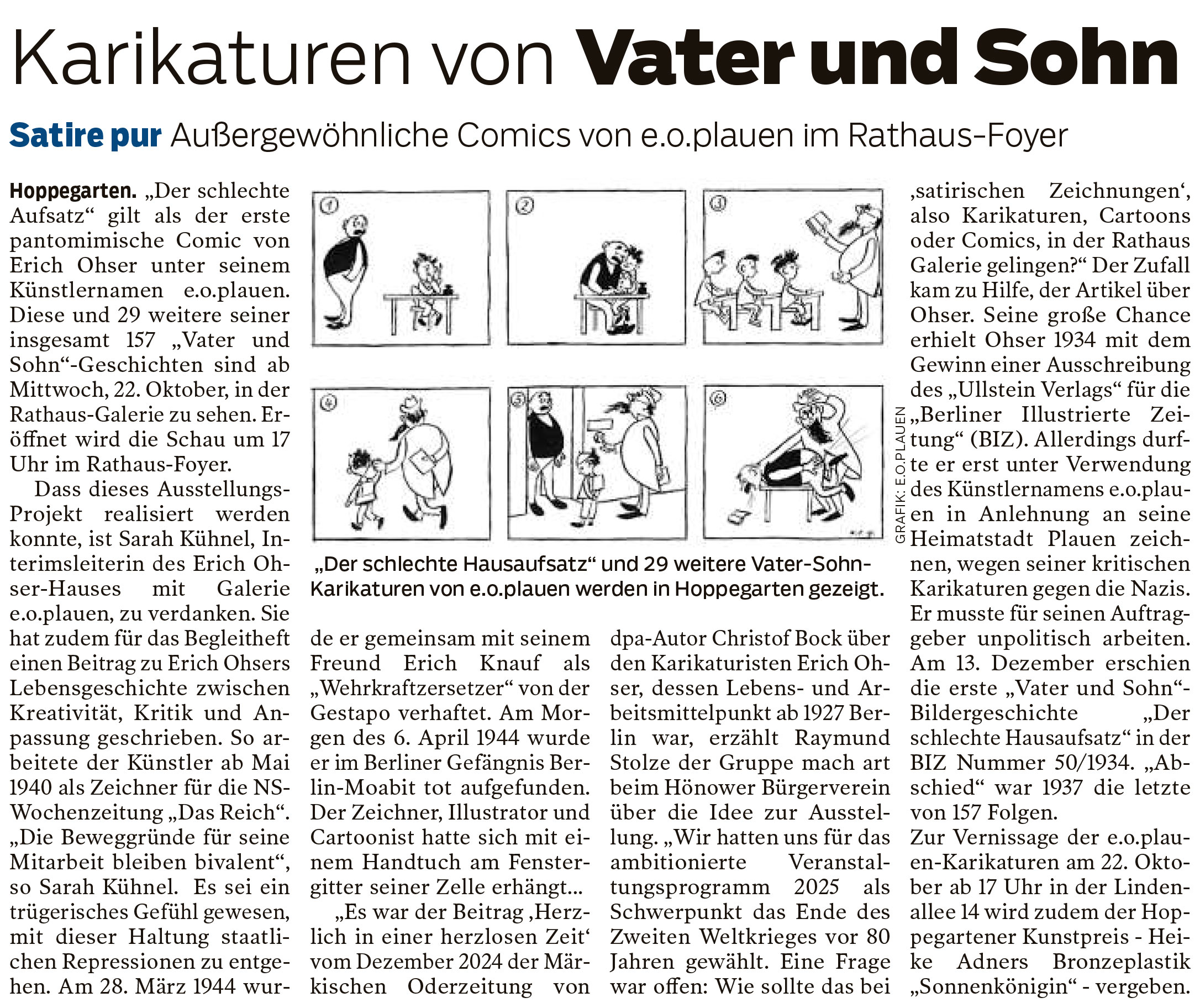 Märkischer Sonntag 18.10.2025