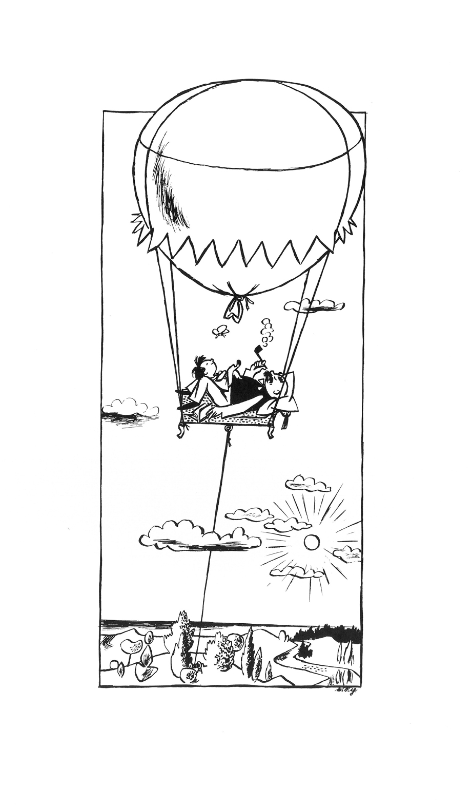 Ausstellung vom Cartoonist Uwe Krumbiegel.