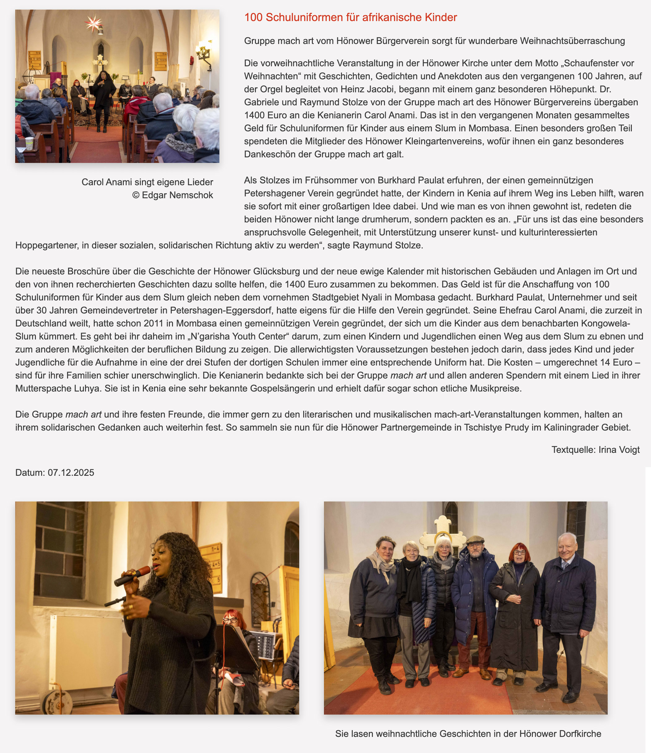 MOL-Nachrichten.de 07.12.2025