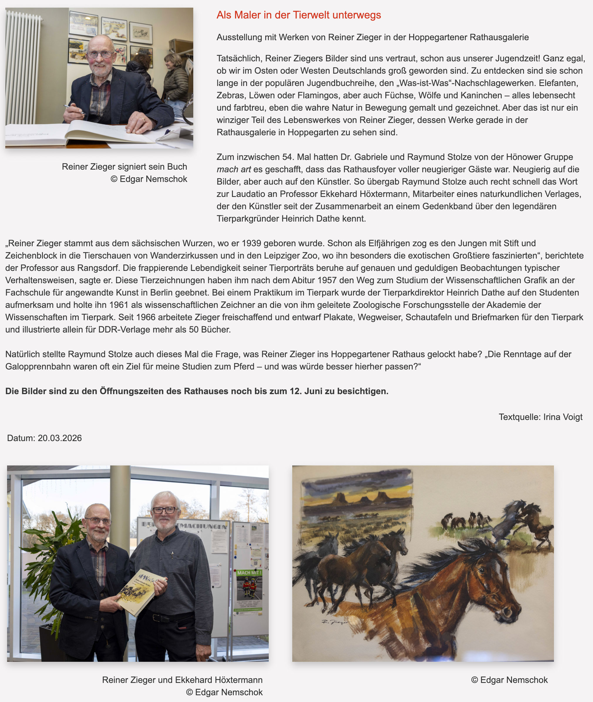 MOL Nachrichten 20.03.2026