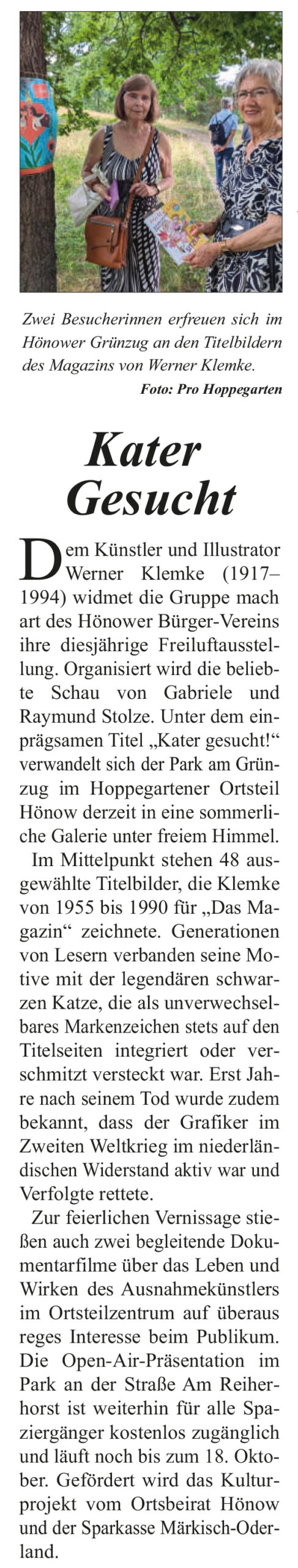 Pro Hoppegarten 09/2026